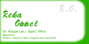 reka oppel business card