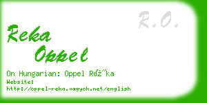 reka oppel business card